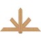 Ekena Millwork Kennewick Timber Gable Bracket, Western Red Cedar, 60"W x 35"H x 5 1/2"D x 5 1/2"F, 14/12 Pitch GBW060X35X0606KEN00SWR - alternate 1